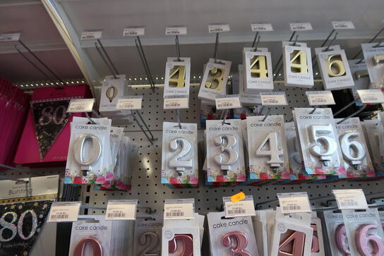 Div. Lys til kager med tal