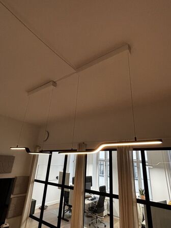 2 stk. Loftlamper, smart sort - IKEA