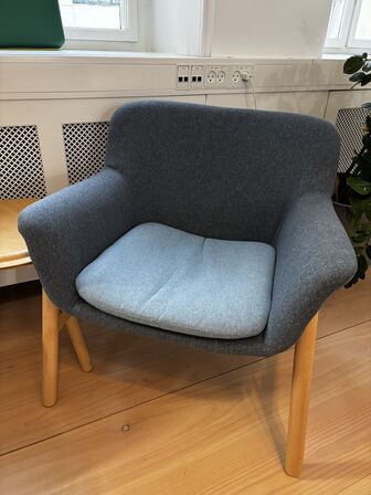 2 stk. VEDBO Lænestole, Gunnared blå  - IKEA