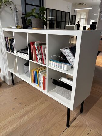 2 stk. Reoler, hvid - IKEA KALLAX