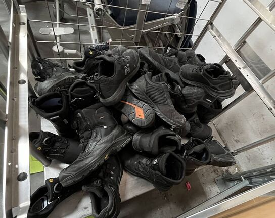 Sikkerhedssko og støvler, brugte 