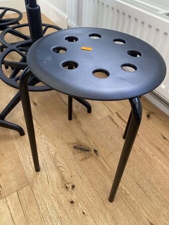 6 stk justerbar stole IKEA Lidkullen & taburet