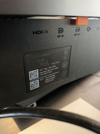 2 stk. skærme DELL U2719D og tastetur, mus