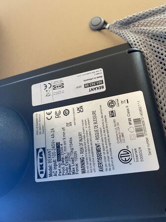 El hæve/sænkebord IKEA Bekant