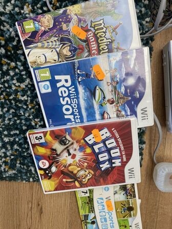 Nintendo Wii med spil (se foto)