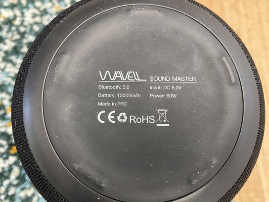 Højtaler WAVELL sound master 60w