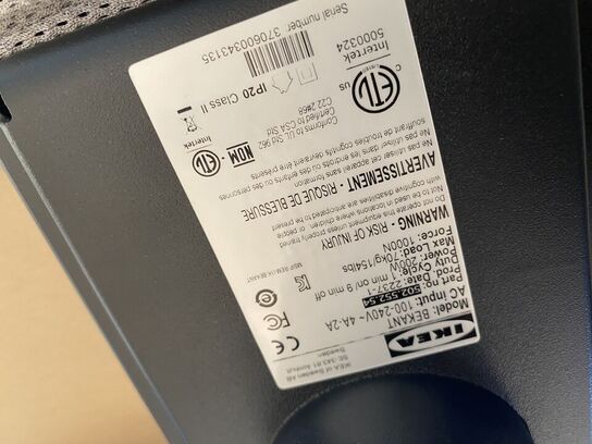 El hæve/sænkebord IKEA Bekant  