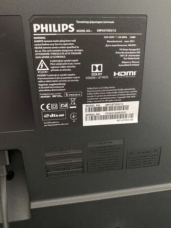 Fladskærm PHILIPS 58PUS7505/12