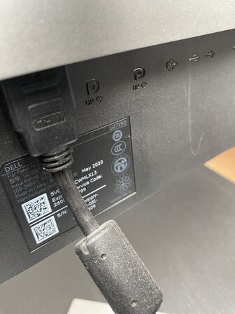 Skærm DELL U2719D tastatur, mus 