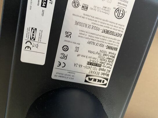 El hæve/sænkebord IKEA Bekant