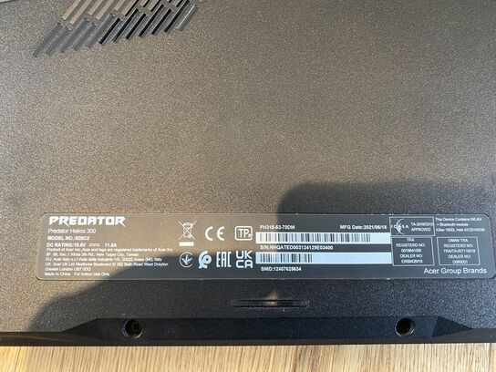 Bærbar computer PREDATOR N20C3