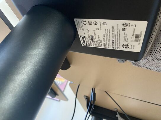 E hæve/sænkebord IKEA Bekant