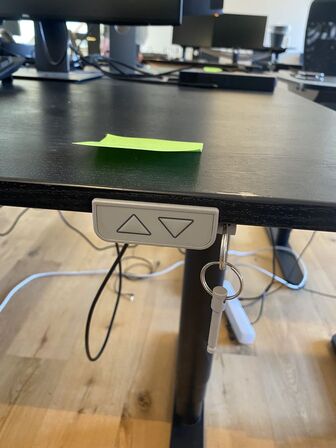 El hæve/sænkebord IKEA