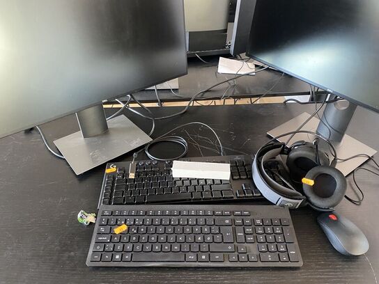 2 stk. skærme DELL U2719D, mm. (se foto)