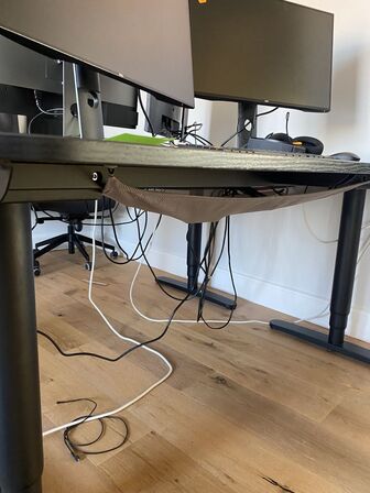 E hæve/sænkebord IKEA Bekant