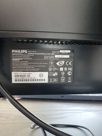 Skærm PHILIPS 271P4Q, tastatur og mus