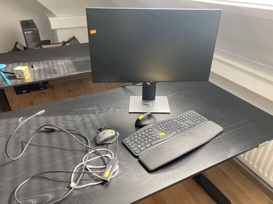 Skærm DELL U2719D tastatur, mus 