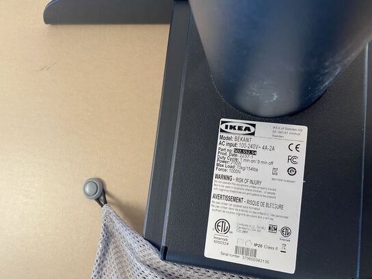 El hæve/sænkebord IKEA Bekant