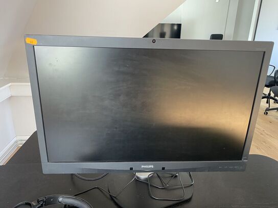 Skærm PHILIPS 271P4Q, tastatur og mus