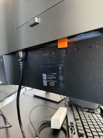 2 stk. skærme DELL U2719D, mm. (se foto)