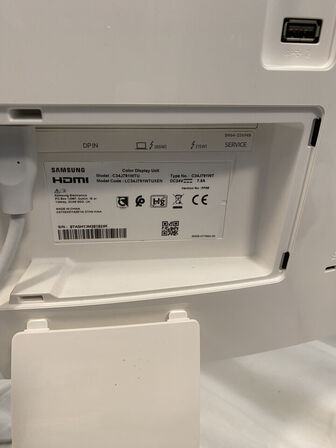 1 stk. Samsung Monitor, Thunderbolt SAMSUNG Model: C34J791WTU/ Model Code: LC34J791WTUXEN