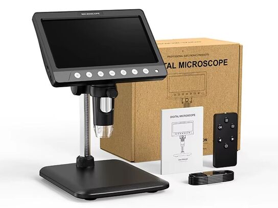 USB-mikroskop med 7" skærm.