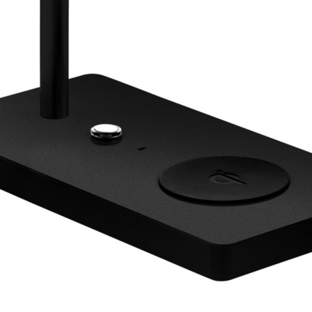 2 stk. eglo arenaza bordlampe 5,8w 750lm 3000k touch qi sort(ubrugt)