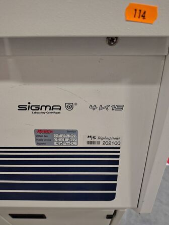 Refrigirated  table-top centrifuge  SIGMA  4K15 