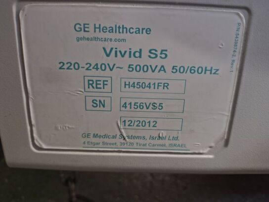 Ultrasound scanner GE Vivid S5