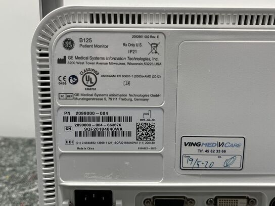 Patient Monitor GE B125