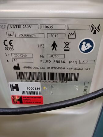 Dialysis machine GAMBRO Artis