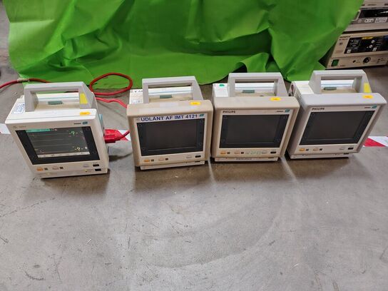 Four Patient Monitors VARIOUS MODELS. 