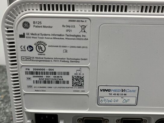 Patient Monitor GE B125