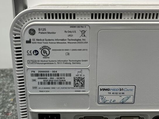 Patient Monitor GE B125