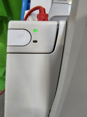 Two ECG units GE MAV3500