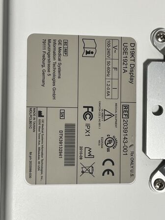 Patient monitoring system GE B850