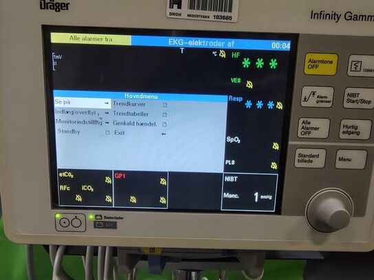 Patient Monitor DRÄGER Infinity Gamma XL 