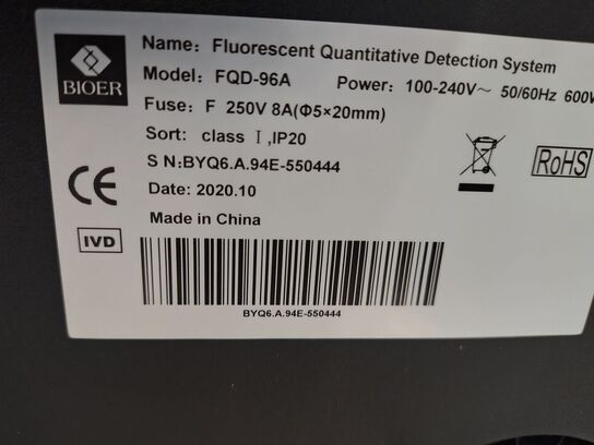 Fluorescent Quantitative Detection System BIOER  LineGene Plus 9000 - 96A