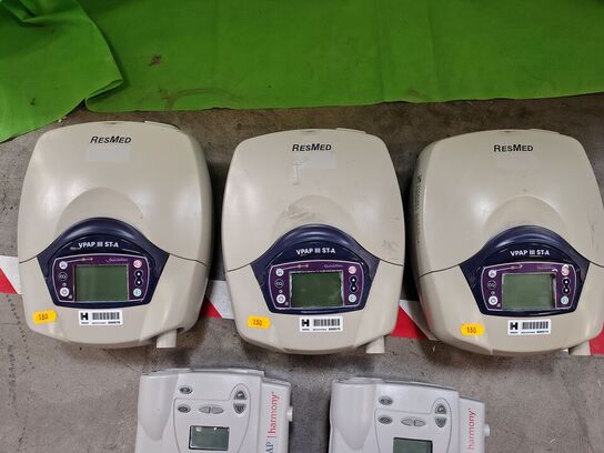 BiPAP/VPAP lot VARIOUS MODELS. 