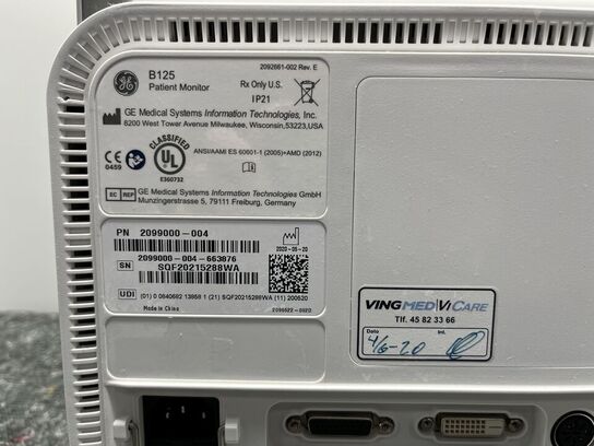 Patient Monitor GE B125