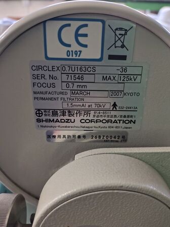 Mobile X-ray machine SHIMADZU