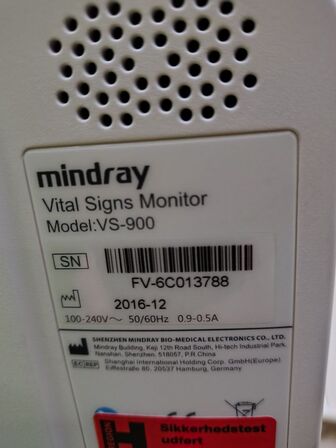 Patient monitor MINDRAY VS-900