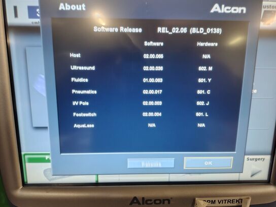 Phacoemulsification ALCON Infiniti