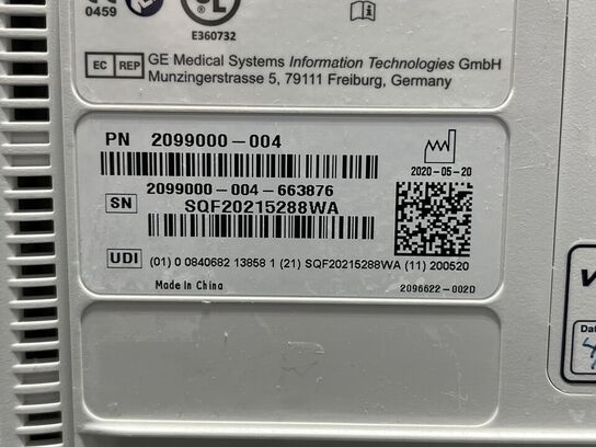 Patient Monitor GE B125