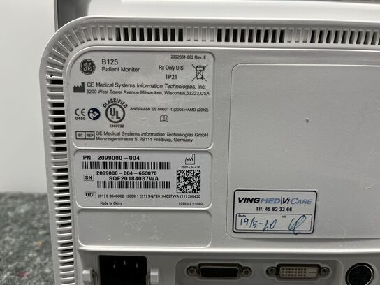Patient Monitor GE B125