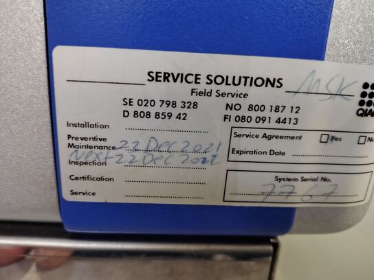 Nucleic acid purification and assay setup system QIAGEN Qiasymphony AS