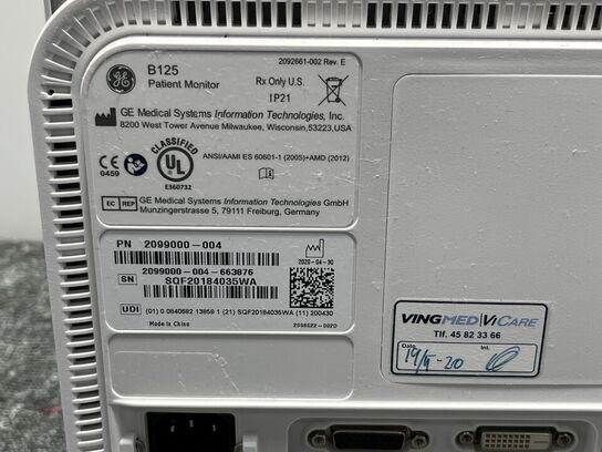 Patient Monitor GE B125