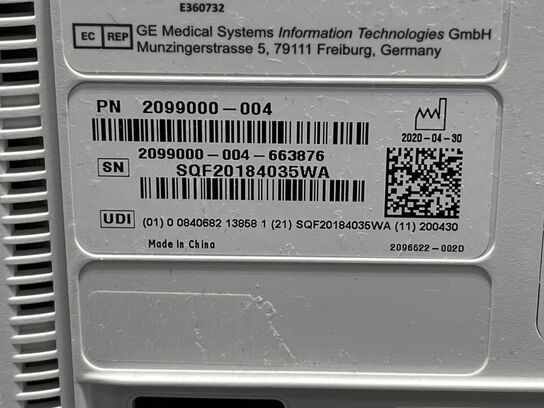 Patient Monitor GE B125