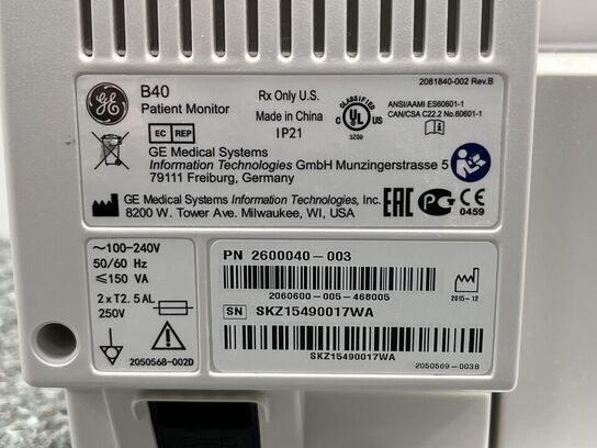 Patient Monitor GE B40
