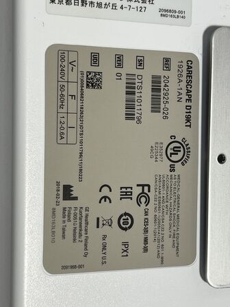 Patient monitoring system GE B850